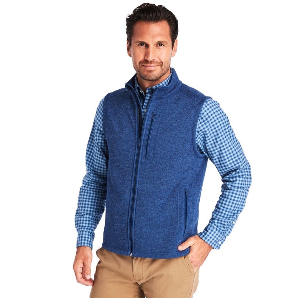 Vineyard Vines Mountain Sweater Fleece Vest XL